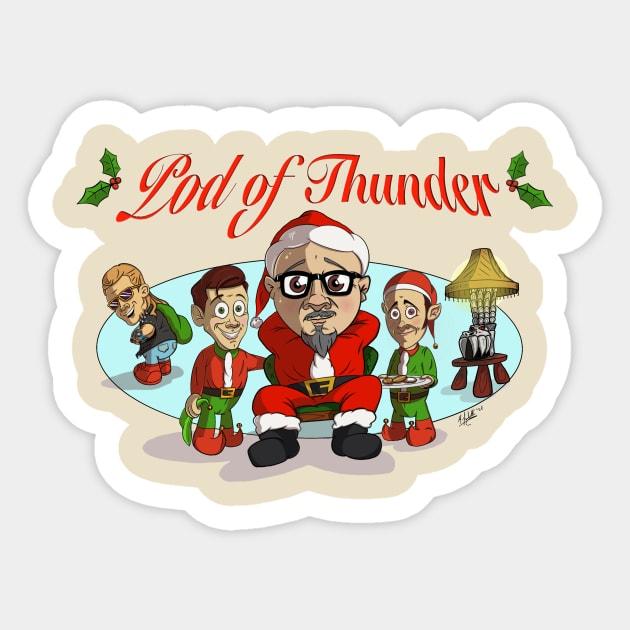 Pod of Thunder Christmas - 2021 Sticker by Pod of Thunder